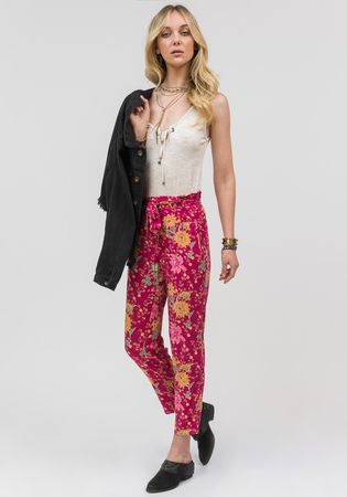 Mujer Pantalones Y Jeans Pantalon Rosado Verano 19 Umbrale