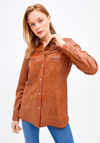 Mujer S Café Blusa – Umbrale